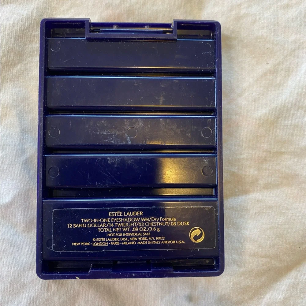 Estée Lauder Two In One Eyeshadow Sand Dollar‎ Twilight Chestnut Dusk .09 Oz